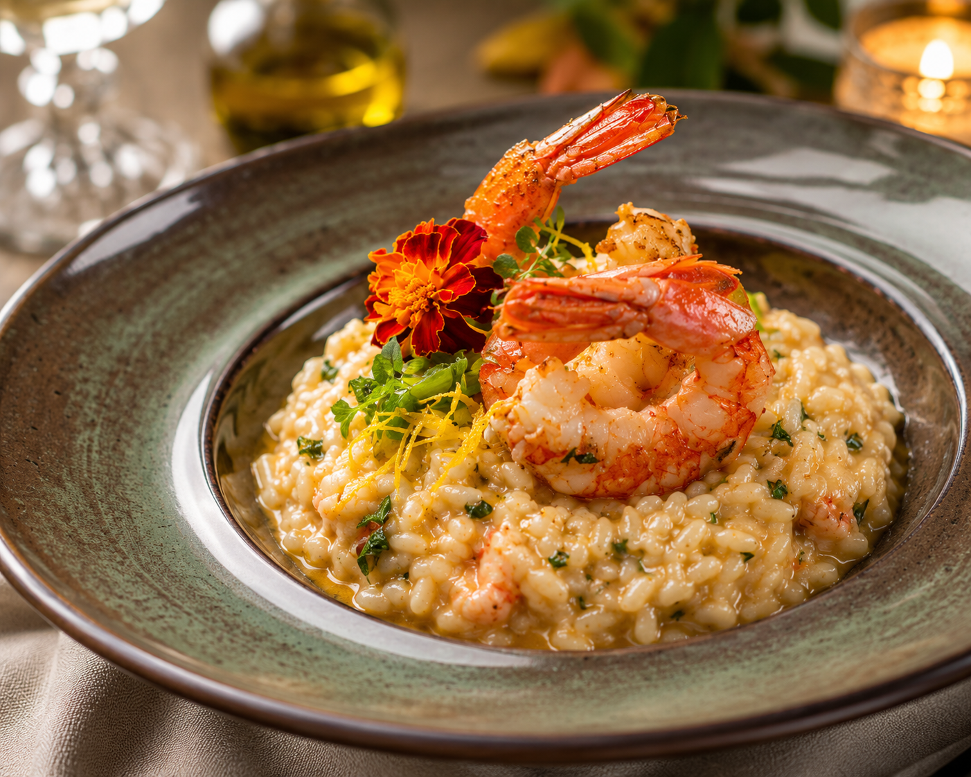 Risoto de Camarão